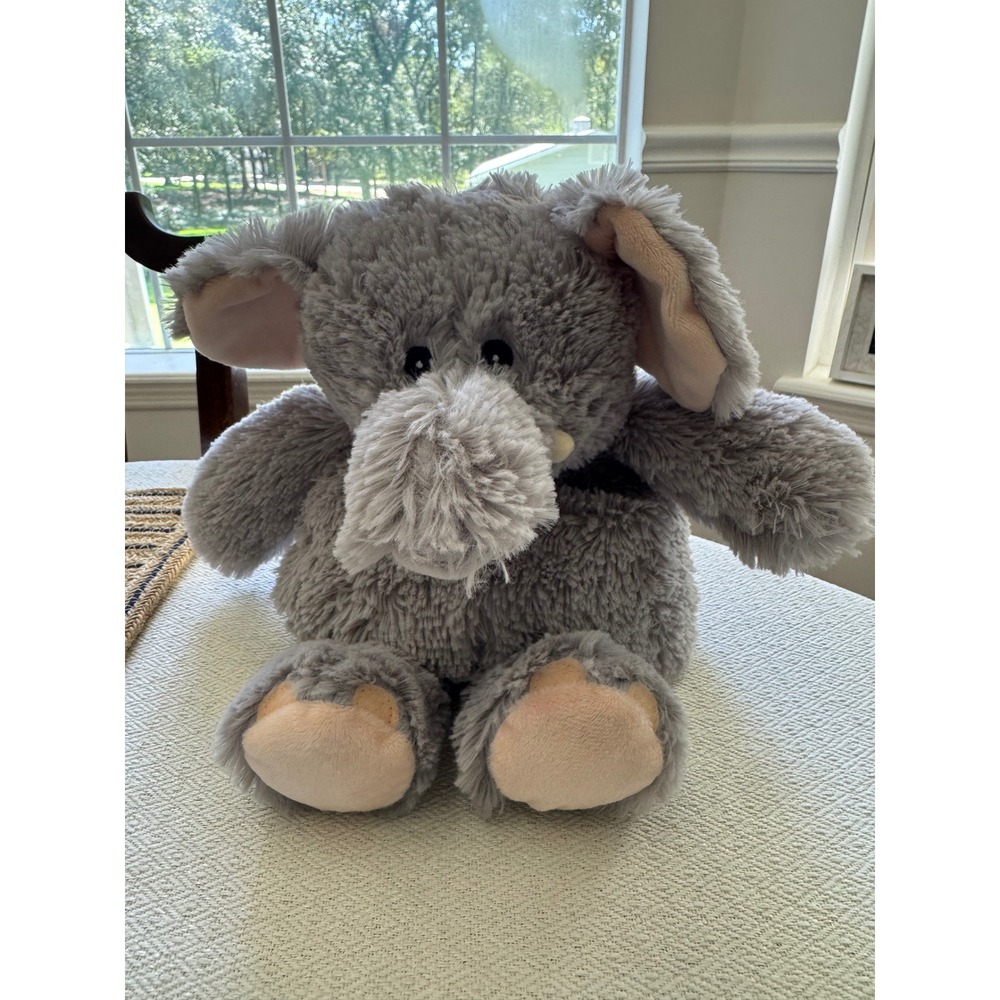Warmies Grey Elephant Microwavable Lavender Scented Plush Stuffy Animal Weighted